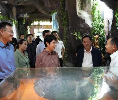 省工商聯(lián)黨組書(shū)記樂(lè)文紅一行蒞臨仙客來(lái)走訪調(diào)研